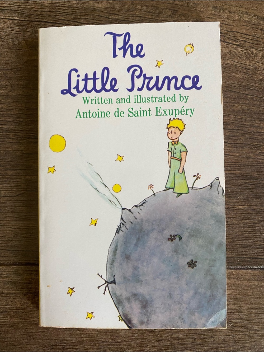 Scholastic Yellow The Little Prince Paperback Back Cover